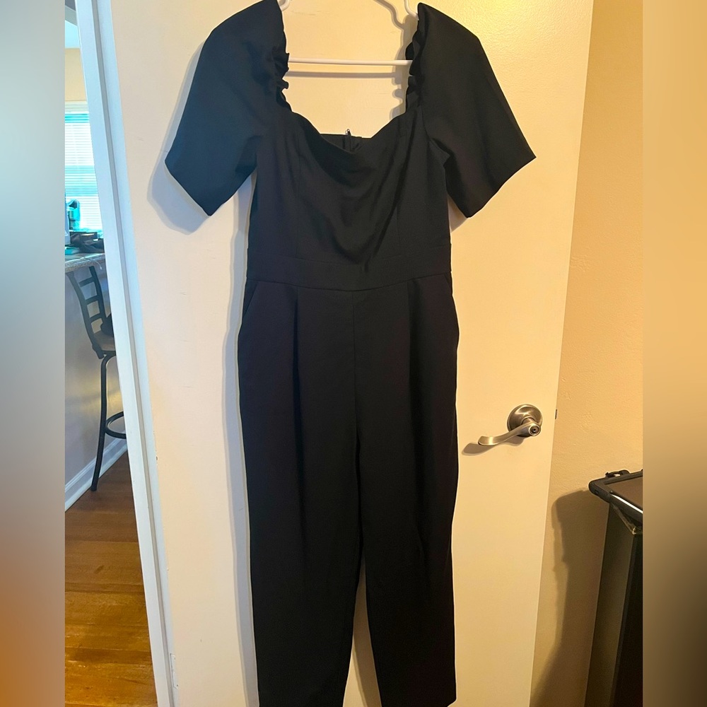 NWT size large black jumpsuit H&M